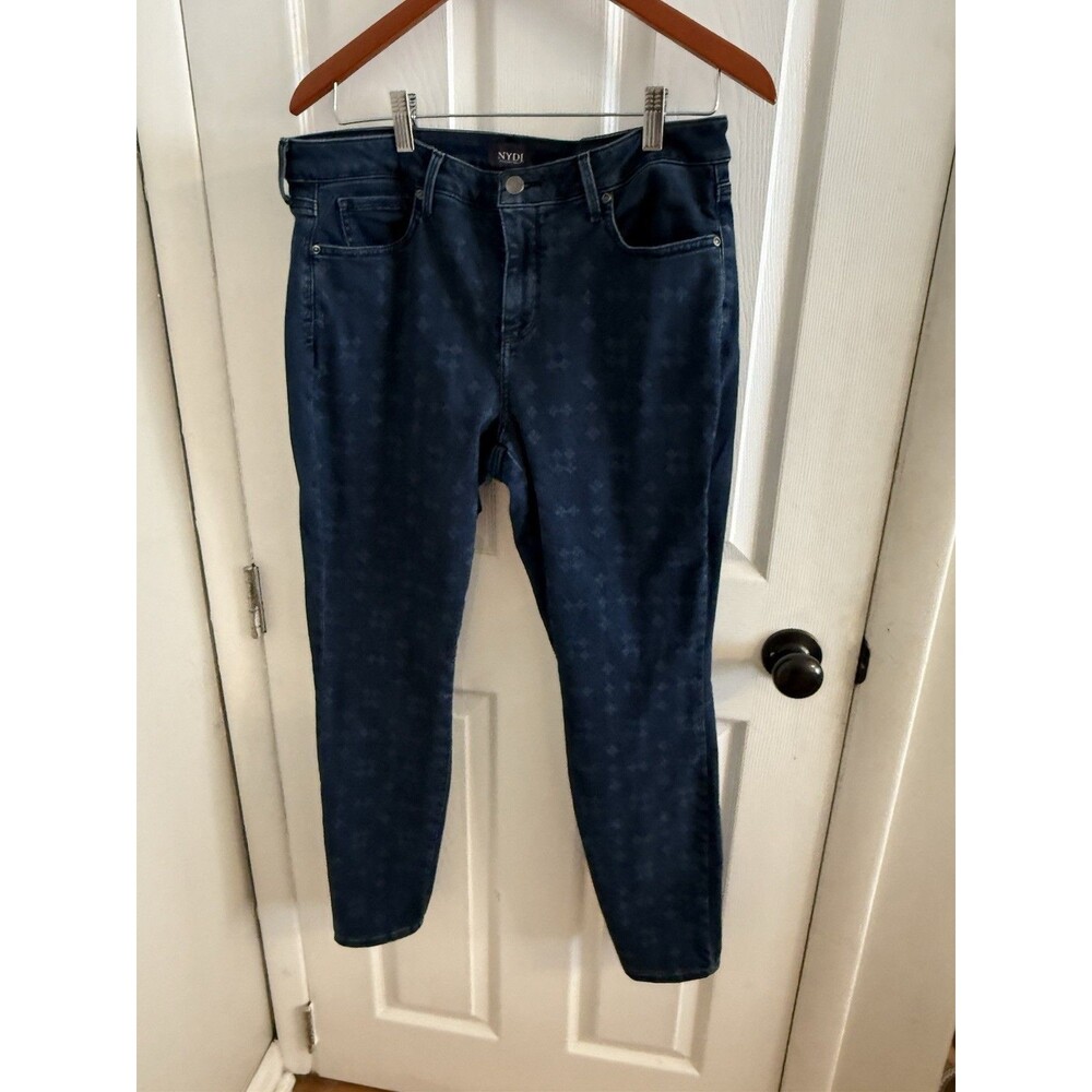 NYDJ Not Your Daughters Jeans NYDJ Ami Skinny Women's Size 12 Design On Front